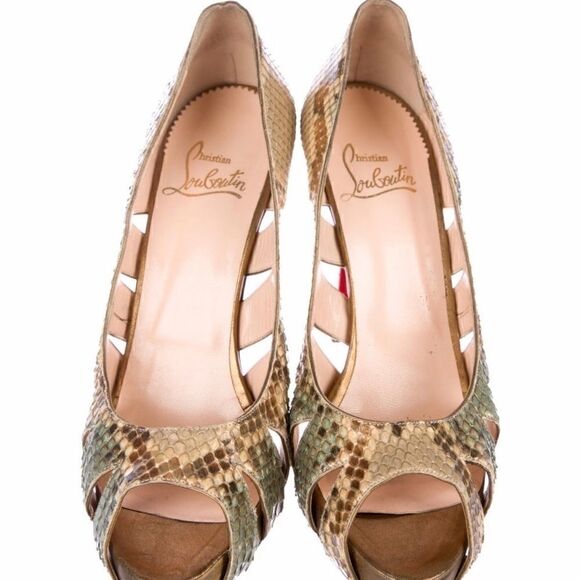 Christian Louboutin Snackskin Toe-Pumps   - Picture 3 of 5